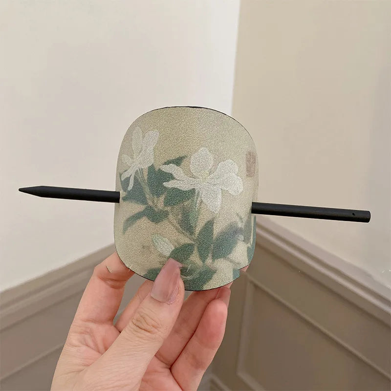 Chinese Style Oil Painting Headwear Accessories