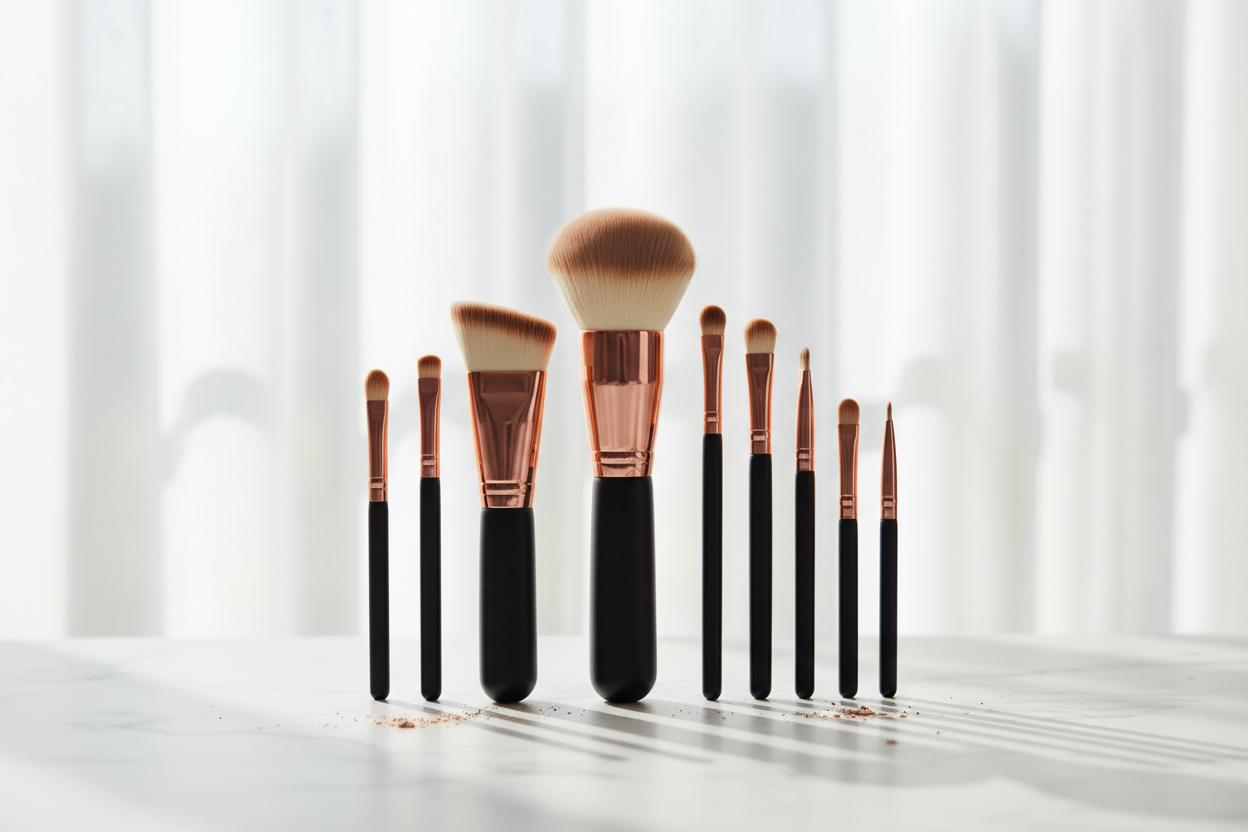 A set of makeup brush 